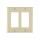Decora Wall Plate, Ivory - 2-Gang