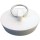 Larsen Hollow Rubber Sink Stopper, White  1-5/8" to 1-3/4"