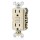 GFCI Outlet, Self Test - 15 Amp, Light Almond
