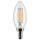 Satco 4W LED Torpedo Bulb, Clear - Warm White
