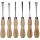 Stanley Wood Carving Tool Set, 6pc - 1/4" to 1/2"