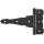 Ornamental T-Hinge, Black ~ 6"
