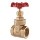 Low Lead Brass Gate Valve  ~ 3/4"  IPS