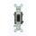 Quiet Toggle Switch, 3-Way - 15 Amp, Brown