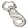 Round Swivel Cattle Snap, Nickel - 1" x 4-1/8"