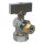 Larsen Quarter Turn Angle Stop Valve - 1/2" FIP x 1/4"