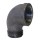 90 Degree Street Elbow, Black - 1-1/2"