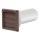SUPURR-Vent Louvered Vent Hood - 4", Brown