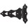 Ornamental T Hinge, Black ~ 10"