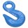Zinc plated Eye Grab Hook, 3244 bc 3/8 inches
