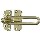 Brass Door Security Guards w/Screws ~ Brass 