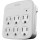 Woods Wall Tap w/Surge Protection, White ~ 6 Outlet 