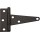 Extra Heavy T-Hinge, Black ~ 4"