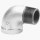 Galvanized Malleable Iron 90 Degree Street Elbow - 3/4"
