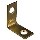 Brass Corner Brace ~ 1" x 1/2"