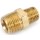 Anderson Metals Lead Free Brass Reducing Nipple - 1/2" x 3/8"