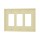 Decora Wall Plate, GFCI - 3-Gang, Ivory