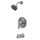 Compass Noble Single Handle Tub/Shower Set, Brushed Nickel