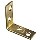 Brass Corner Brace ~ 1" x 1/2"