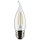3W LED Flame Tip Bulb - Clear, 2700K, 2pk