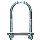 Zinc U Bolt ~ 2" X 4 1/2" 