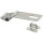 Double Hinge Safety Hasp, Zinc Plated - 4-1/2"