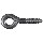 Zinc Screw Eye,  .62
