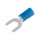 Spade Terminal, Blue - 16-14 AWG, #8-10 Stud, 20pk