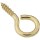Solid Brass Screw Eye ~ 1 3/8"
