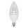 Satco B11 LED Candle Bulb, E12 Candelabra Base, Clear - 4.5W