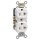 Commercial Grade Duplex Receptacle, White - 20 Amp