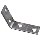 Corner Brace,  Zinc ~ 1" x 1/2"