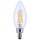 Satco 5.5W LED B11 Bulb, Clear - Natural Light