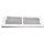 Baseboard Grille, White ~  6" x 14"