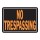 Hy-Ko Aluminum Sign, No Trespassing - 10" x 14"