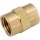 Anderson Metals Lead Free Brass Coupling - 1/2" FIP