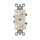 2-Switch, Single Pole - 15 Amp, Light Almond