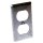 Handy Box Cover, Duplex Receptacle