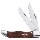 Jigged Folding Knife - Brown