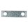 Mending Brace, Zinc Plated - 2" x 1/2"
