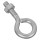 Eye Bolt with Hex Nut, Zinc Plated - 1/4" x 2"