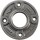 Anvil/Mueller Malleable Iron Floor Flange, Black - 1-1/4"