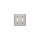 Double Switch Plate - Standard, Stainless Steel