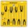 Stanley 10pc Screwdriver Set - Slotted & Phillips