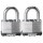 MasterLock Fortress Laminated Steel Padlock - 2", 2pk