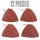 Genesis 12-Piece Hook & Loop Sandpaper Set