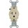 Tamper-Resistant Single Outlet, Ivory - 20A