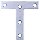 Zinc T Plate, Pack of 2 ~ 3" x 3"