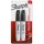 Permanent Markers, Chisel Tip, Black - 2pk