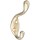 Coat & Hat Hook, Brass ~ Heavy Duty 